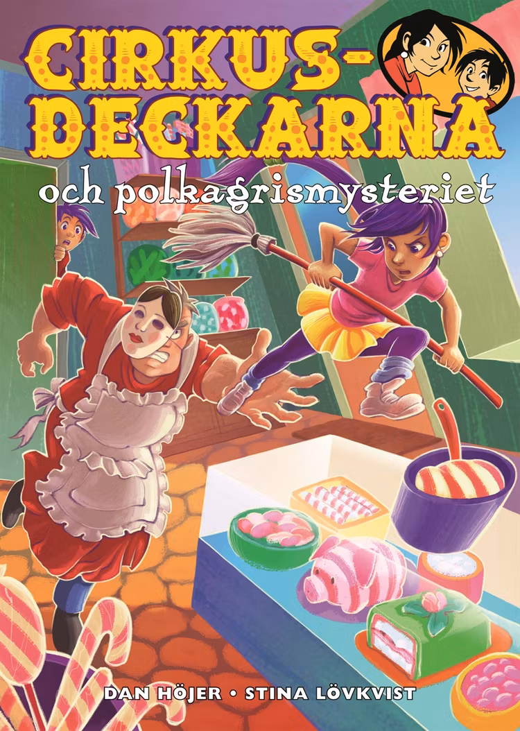 Cirkusdeckarna och polkagrismysteriet - finns i Rutströms bokhandel