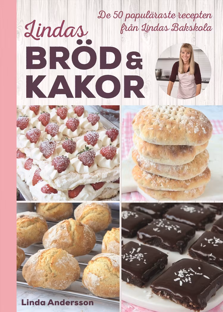 Lindas bröd & kakor - finns i Rutströms bokhandel
