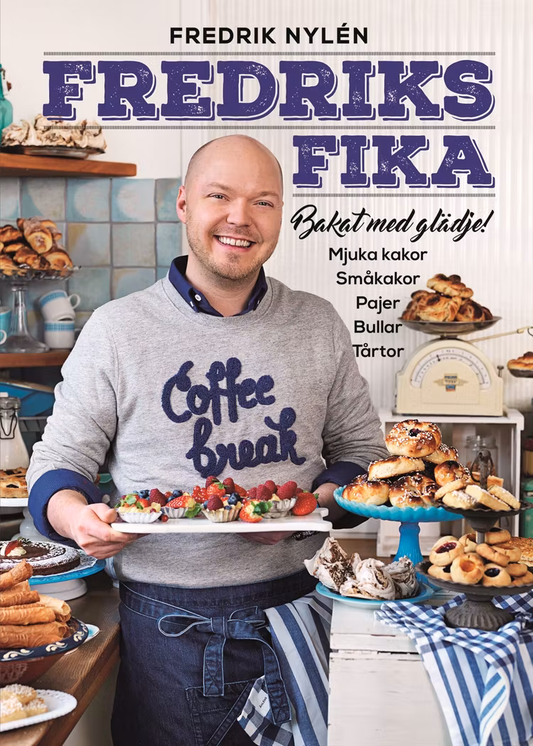 Fredriks fika – bakat med glädje - finns i Rutströms bokhandel