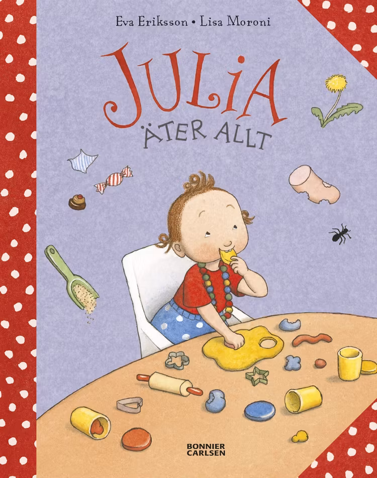 Julia äter allt - finns i Rutströms bokhandel
