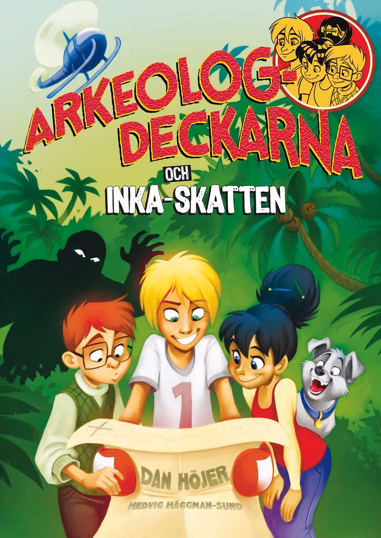 Arkeologdeckarna och inkaskatten - finns i Rutströms bokhandel