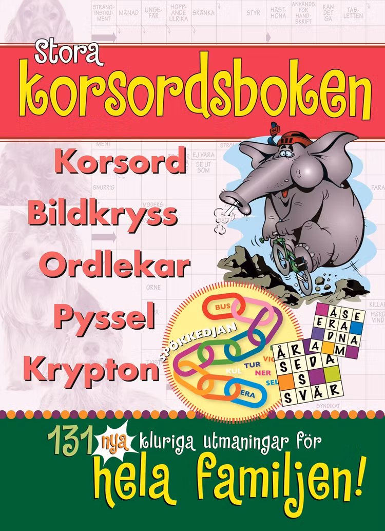 Stora korsordsboken 15 - finns i Rutströms bokhandel