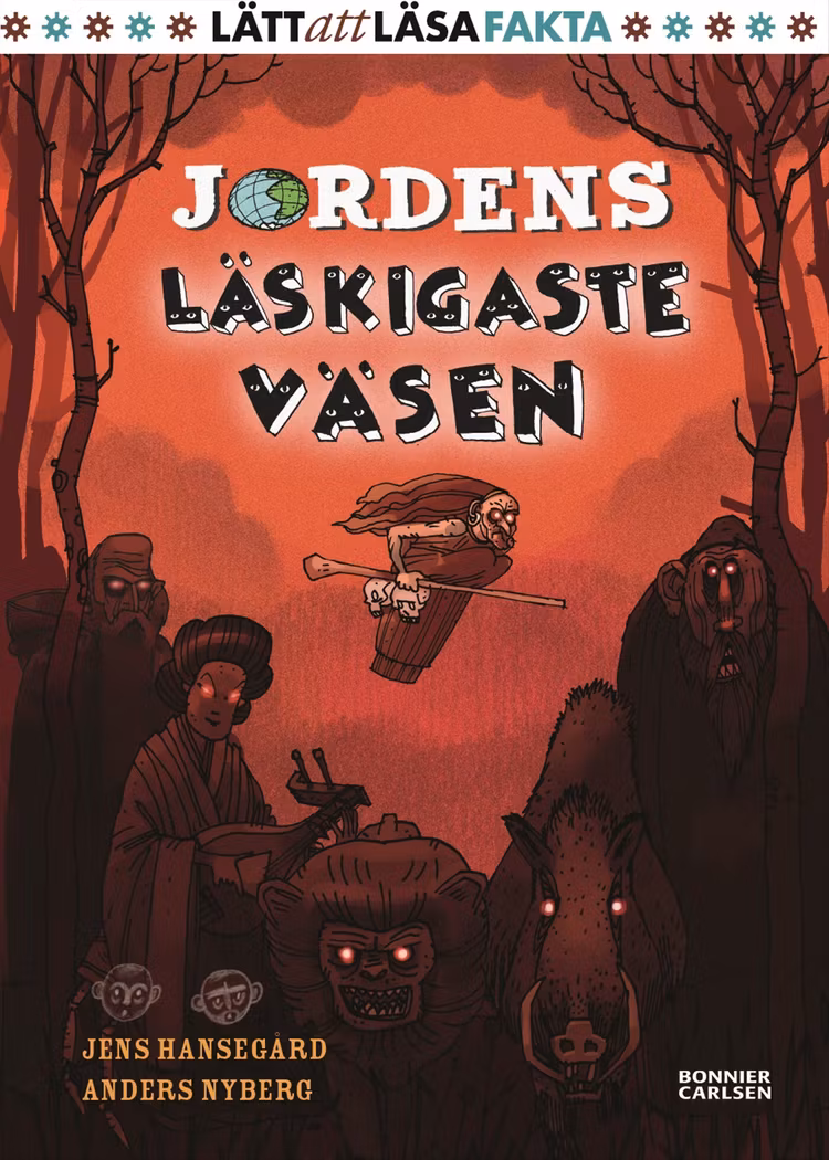 Jordens läskigaste väsen - finns i Rutströms bokhandel