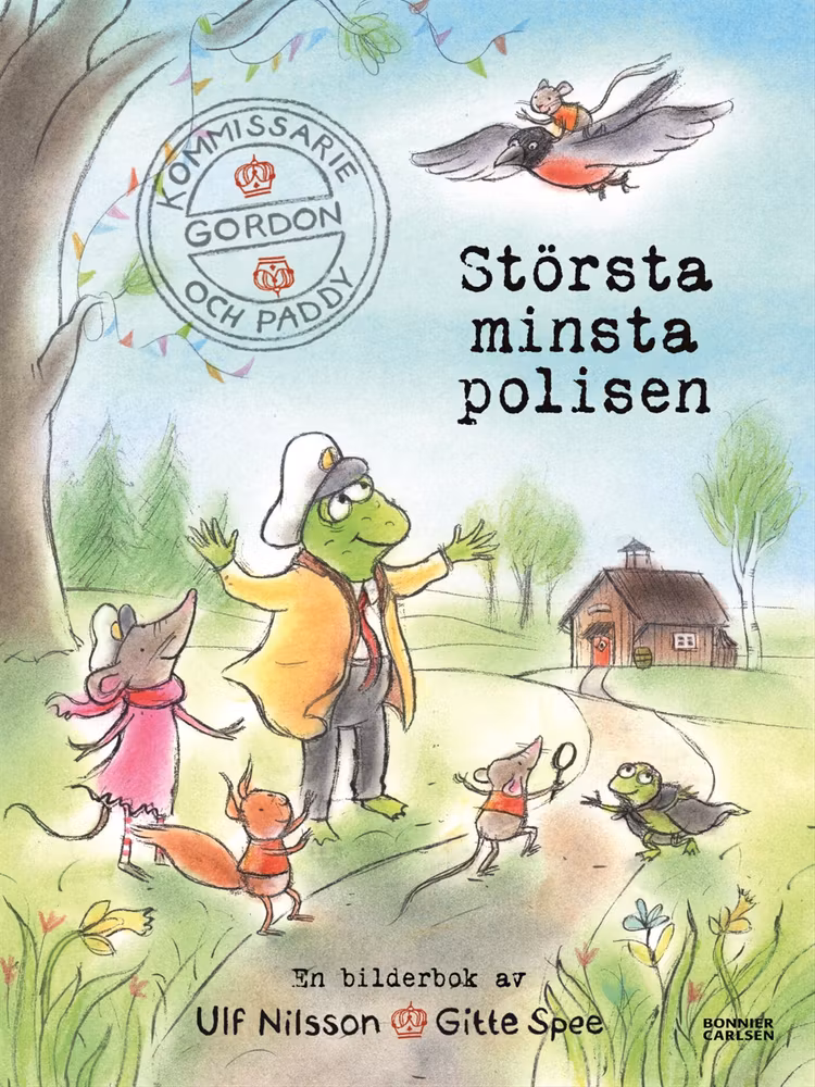 Kommissarie Gordon och Paddy. Största minsta polisen - finns i Rutströms bokhandel