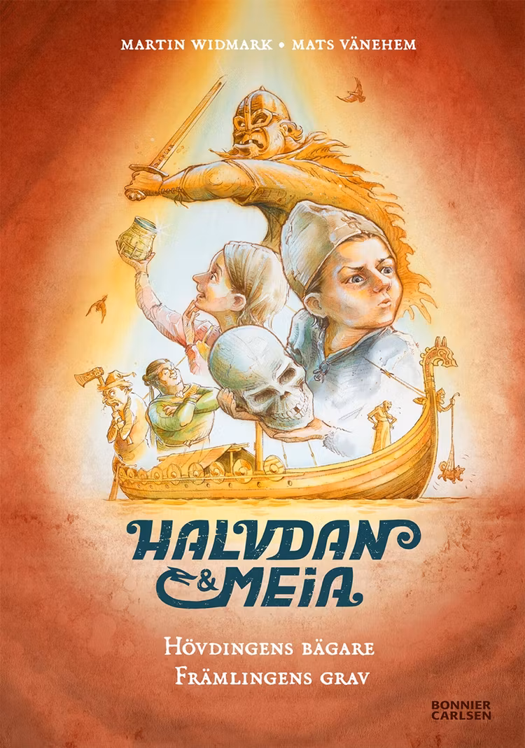Halvdan och Meia. Hövdingens bägare och främlingens grav - finns i Rutströms bokhandel