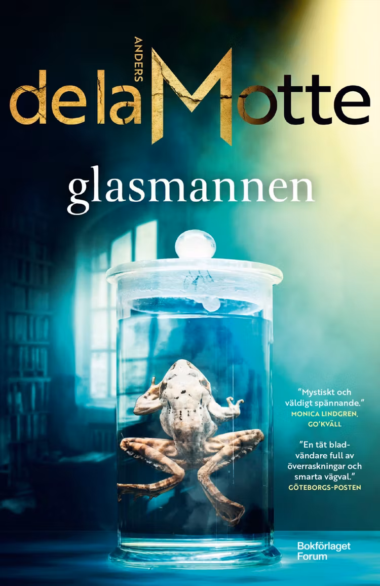 Glasmannen - finns i Rutströms bokhandel
