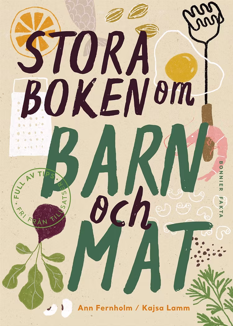 Stora boken om barn och mat - finns i Rutströms bokhandel