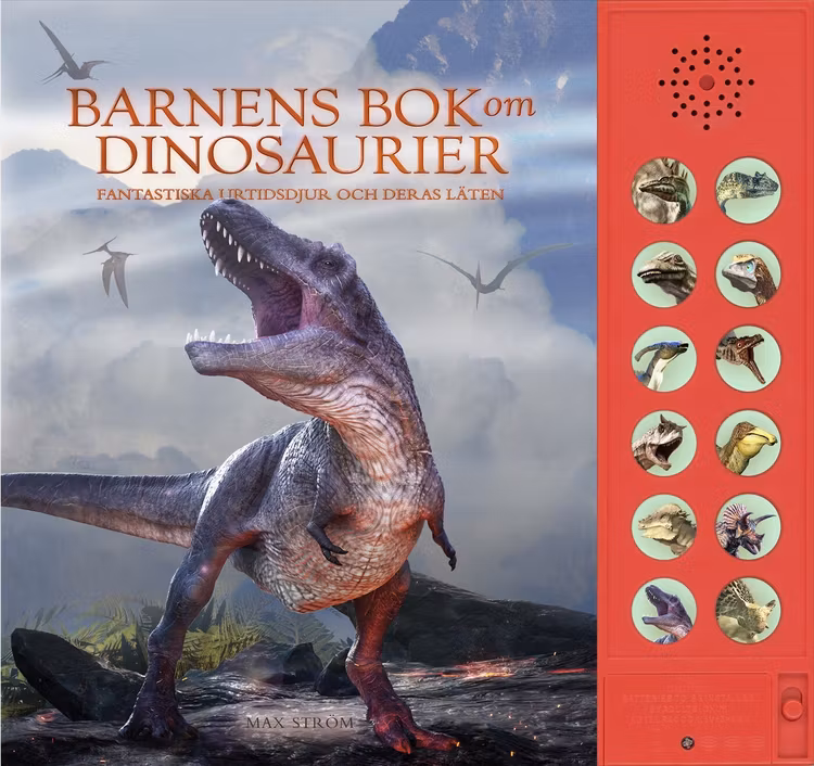Barnens bok om dinosaurier - finns i Rutströms bokhandel