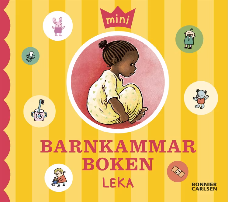 Minibarnkammarboken. Leka - finns i Rutströms bokhandel