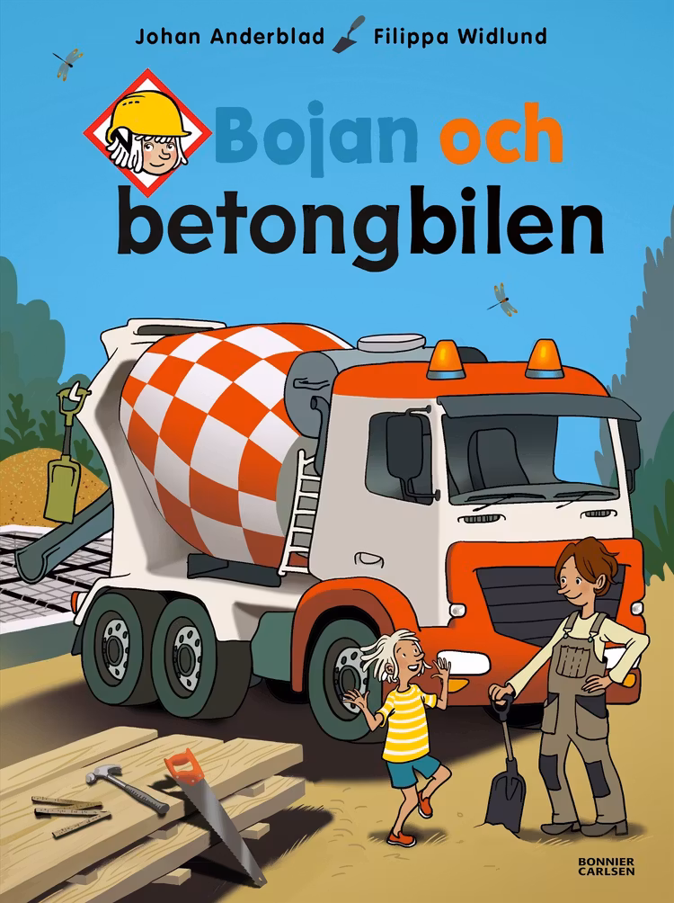 Bojan och betongbilen - finns i Rutströms bokhandel