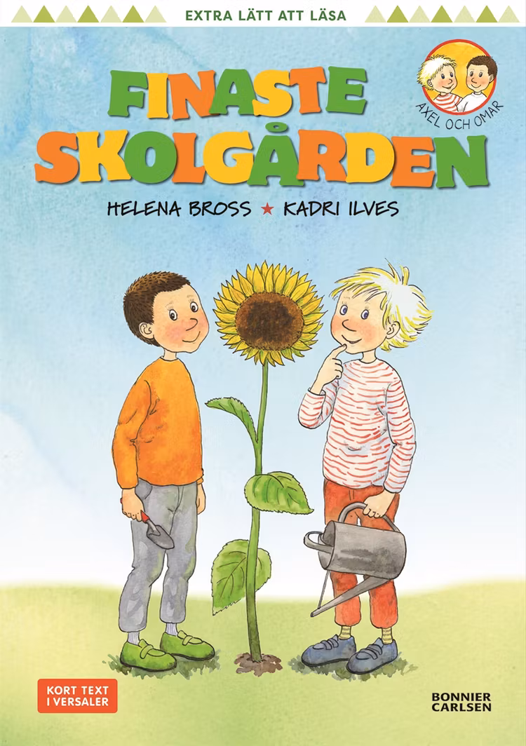 Axel och Omar. Finaste skolgården - finns i Rutströms bokhandel