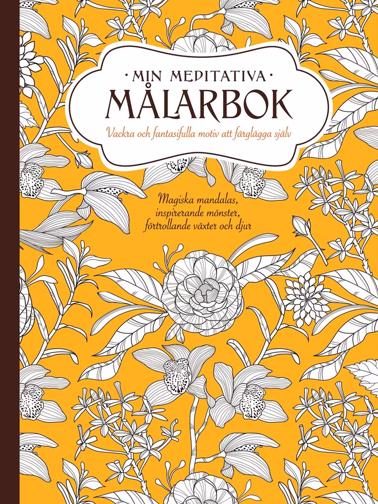 Min meditativa målarbok - finns i Rutströms bokhandel