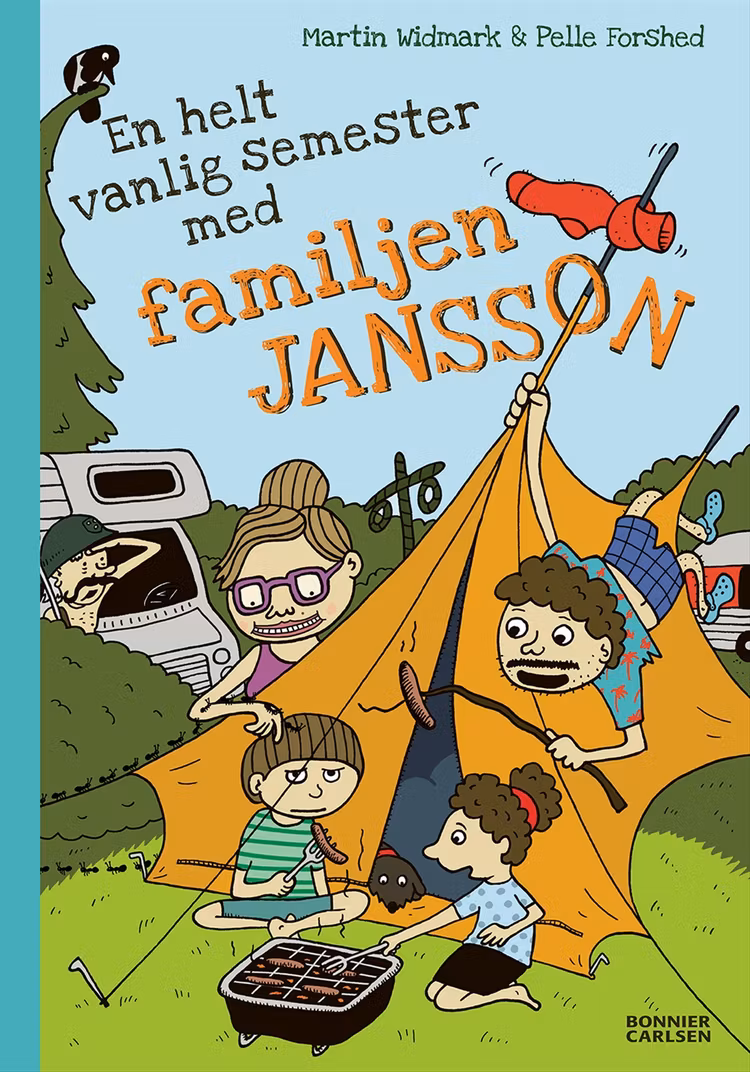 En helt vanlig semester med familjen Jansson - finns i Rutströms bokhandel