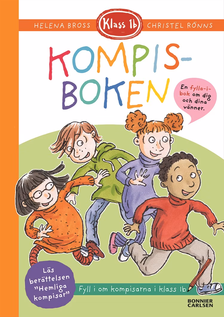 Klass 1b. Kompisboken - finns i Rutströms bokhandel