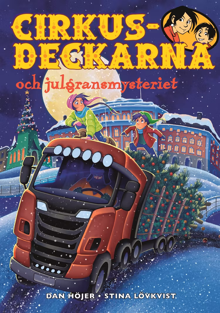 Cirkusdeckarna och julgransmysteriet - finns i Rutströms bokhandel