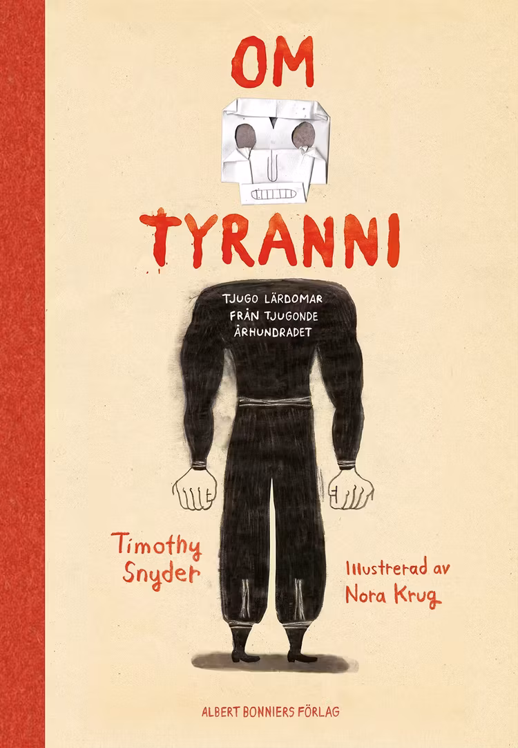 Om tyranni - grafisk utgåva - finns i Rutströms bokhandel