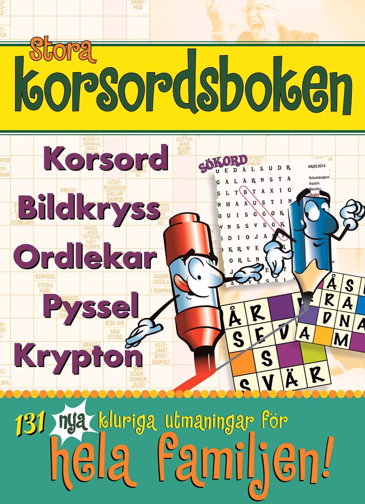 Stora korsordsboken 20 - finns i Rutströms bokhandel