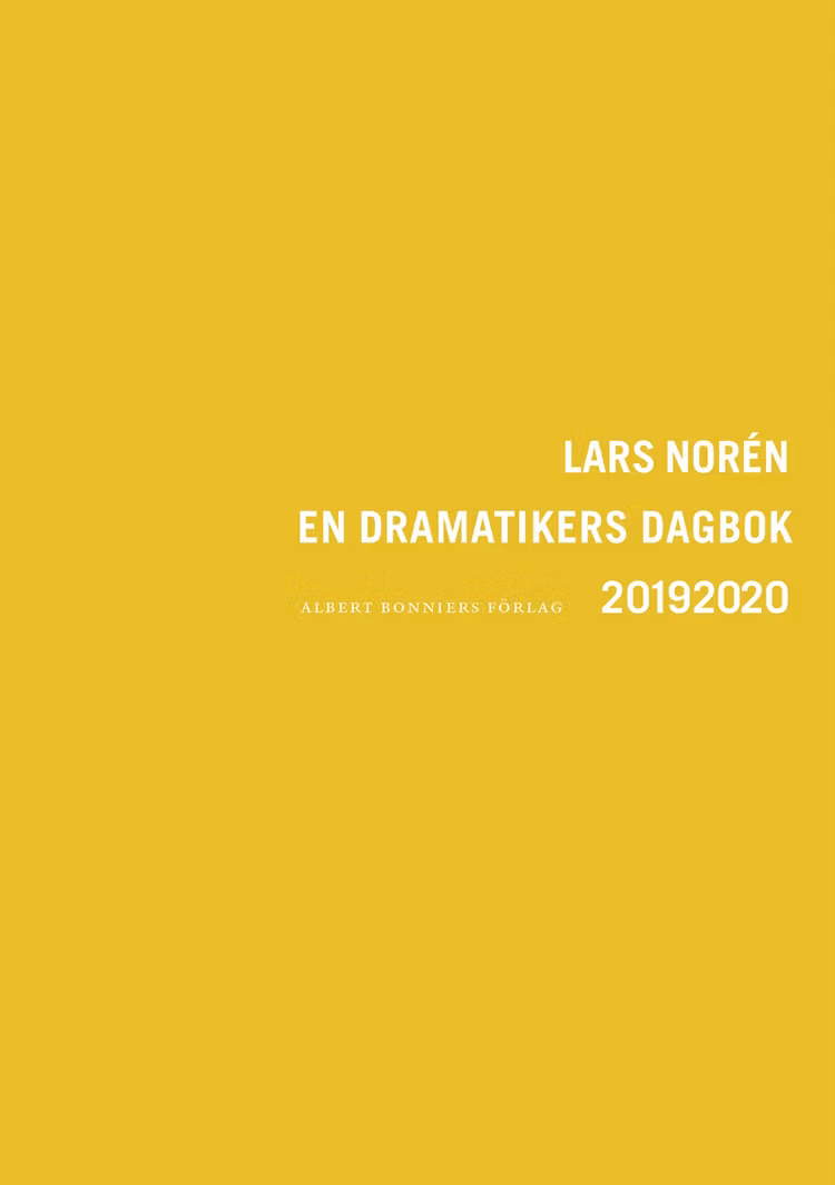 En dramatikers dagbok 20192020 - finns i Rutströms bokhandel