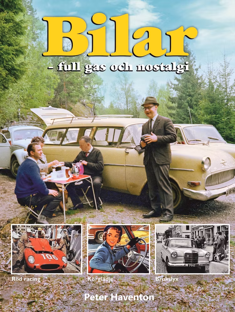 Bilar – Full gas och nostalgi - finns i Rutströms bokhandel