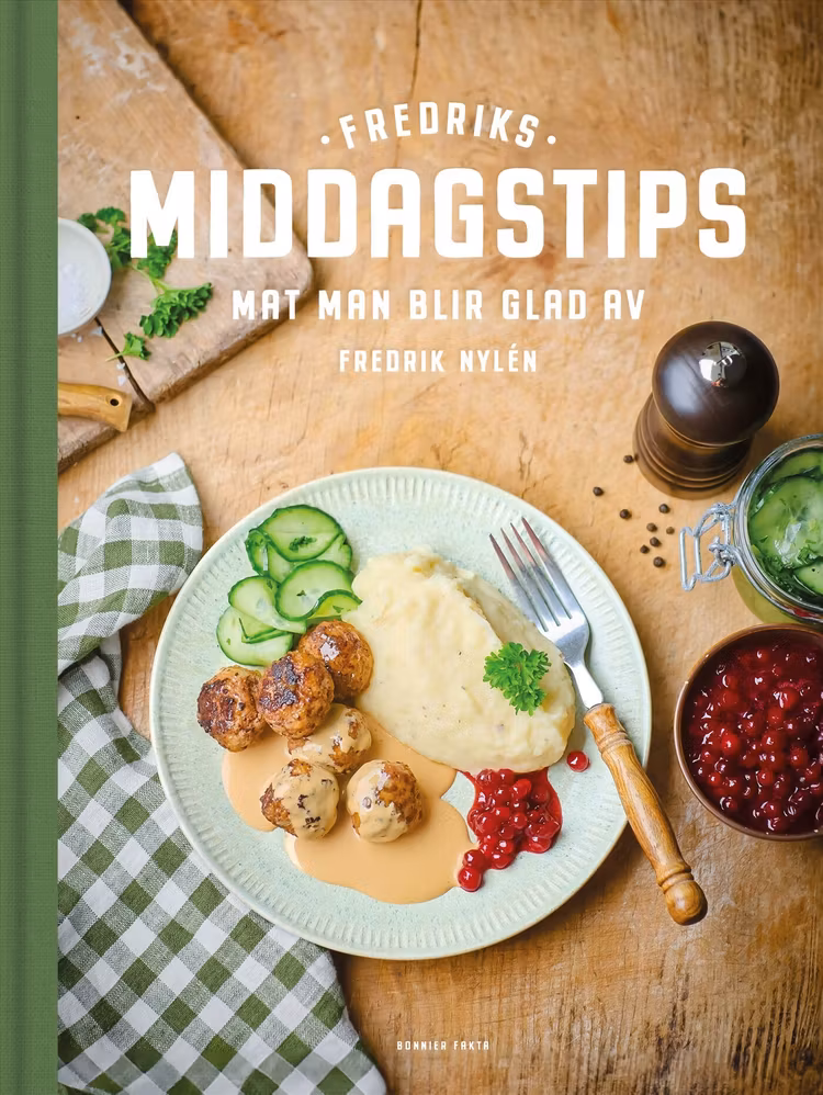 Fredriks middagstips - finns i Rutströms bokhandel