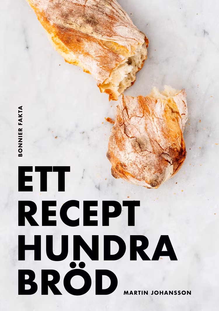 Ett recept, hundra bröd - finns i Rutströms bokhandel