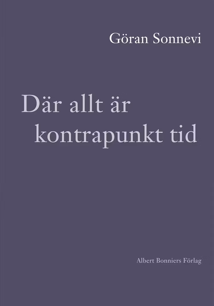 Där allt är kontrapunkt tid - finns i Rutströms bokhandel