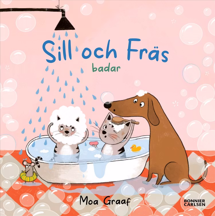 Sill och Fräs badar - finns i Rutströms bokhandel
