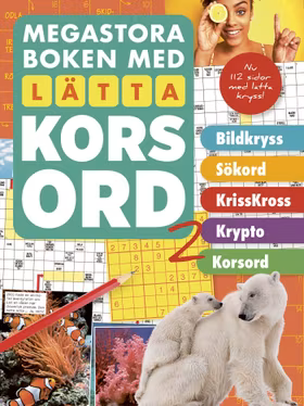 Megastora boken med lätta korsord 2