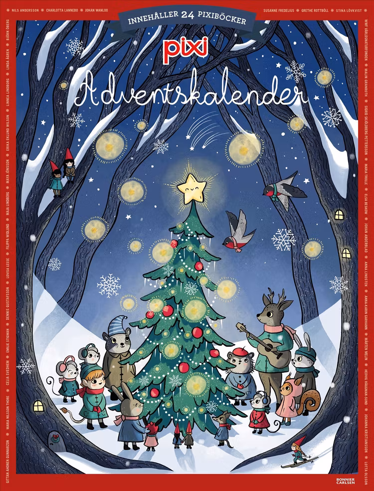 Pixi adventskalender – Maria Trolle - finns i Rutströms bokhandel