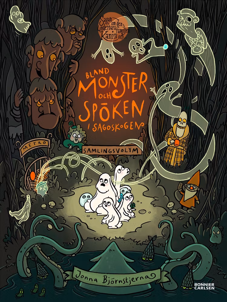 Bland monster och spöken i Sagoskogen - finns i Rutströms bokhandel