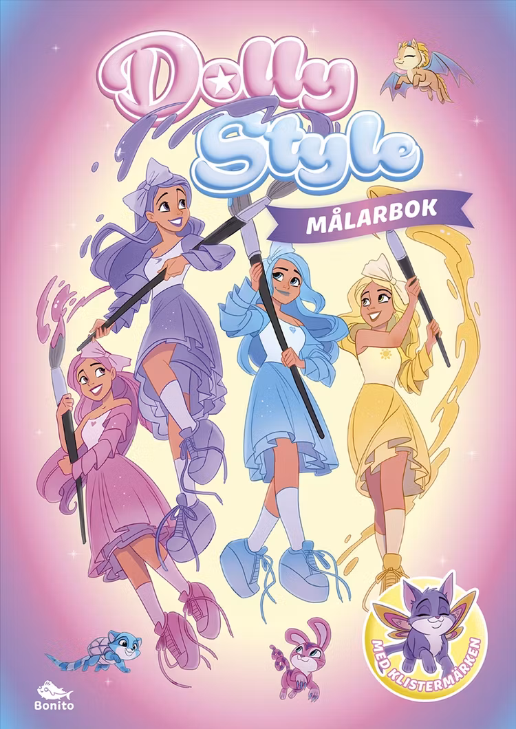 Dolly Style målarbok - finns i Rutströms bokhandel