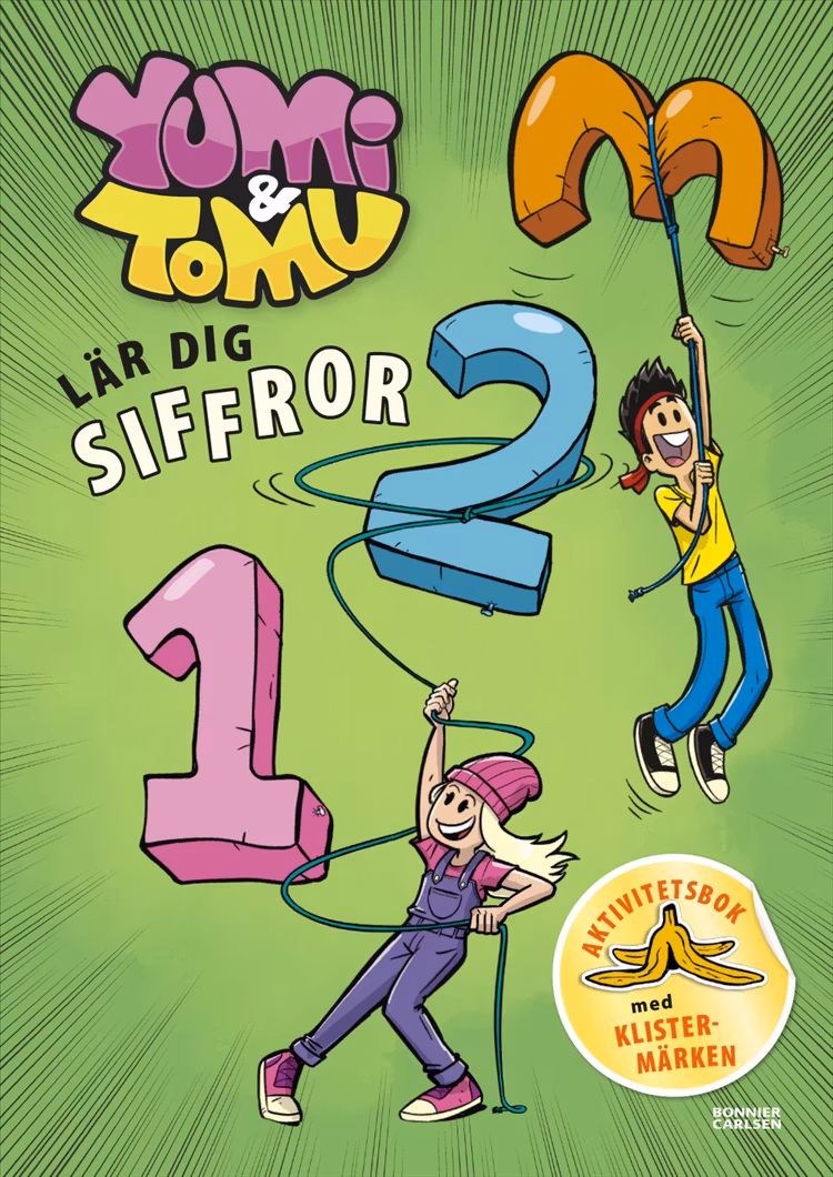 Yumi & Tomu lär dig siffror - finns i Rutströms bokhandel