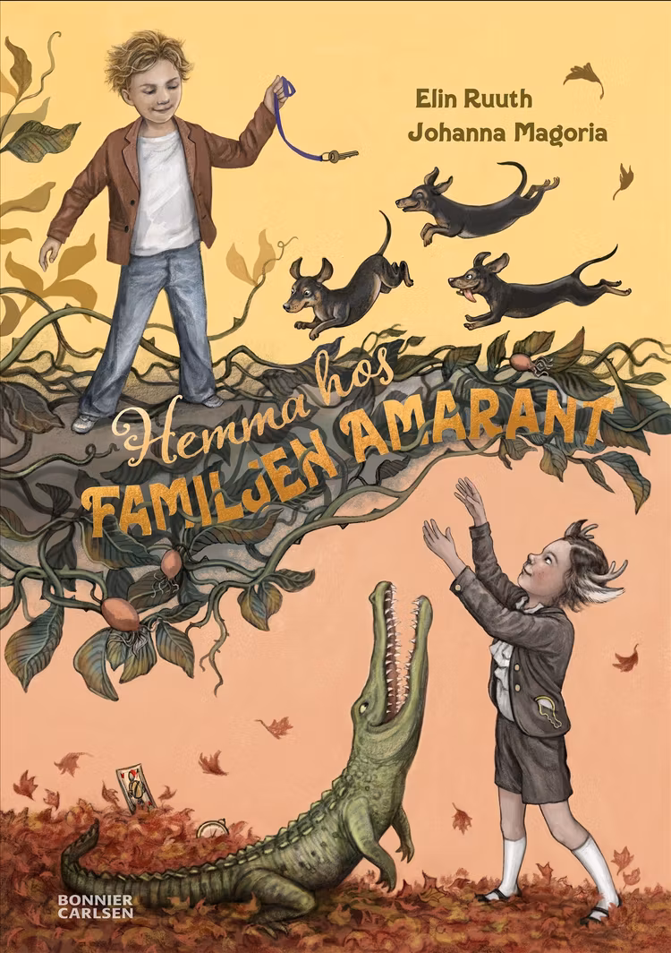 Hemma hos familjen Amarant - finns i Rutströms bokhandel