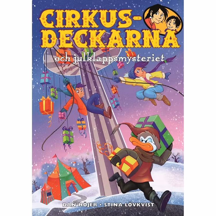 Cirkusdeckarna och julklappsmysteriet - finns i Rutströms bokhandel