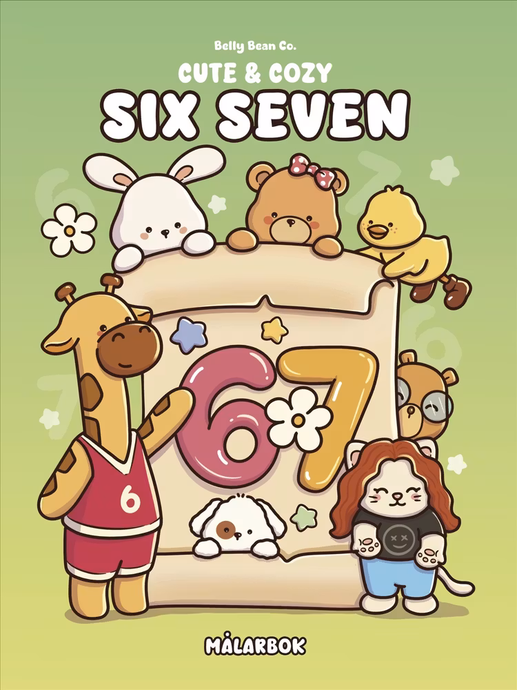 Six Seven: målarbok - finns i Rutströms bokhandel