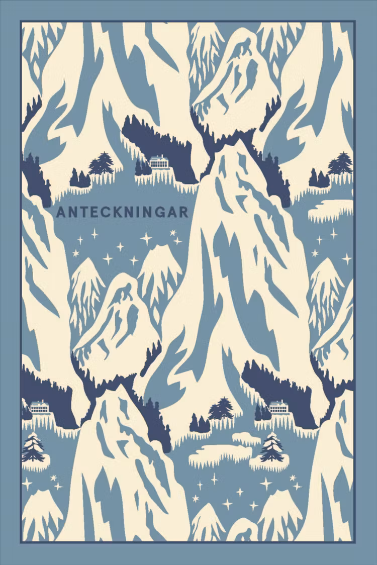 Anteckningsbok Bergtagen - finns i Rutströms bokhandel