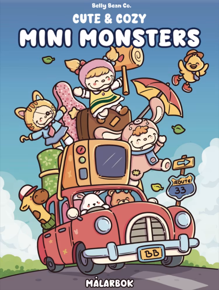 Cute & Cozy Mini Monsters - finns i Rutströms bokhandel