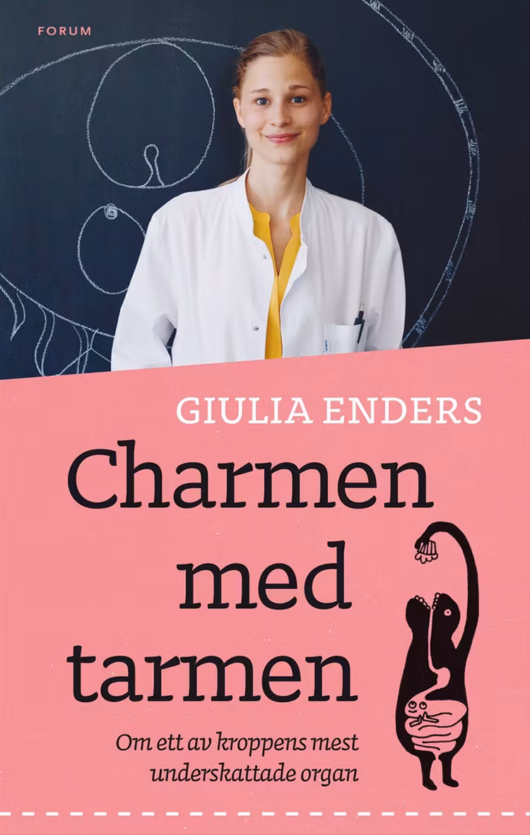 Charmen med tarmen - finns i Rutströms bokhandel