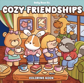 Friendship: målarbok