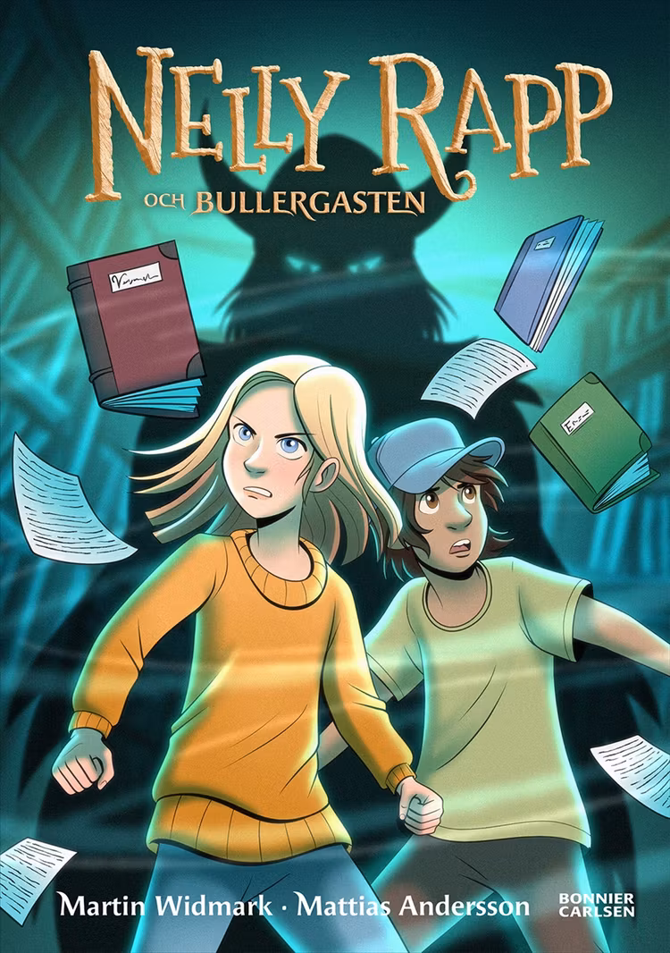 Nelly Rapp och bullergasten - finns i Rutströms bokhandel