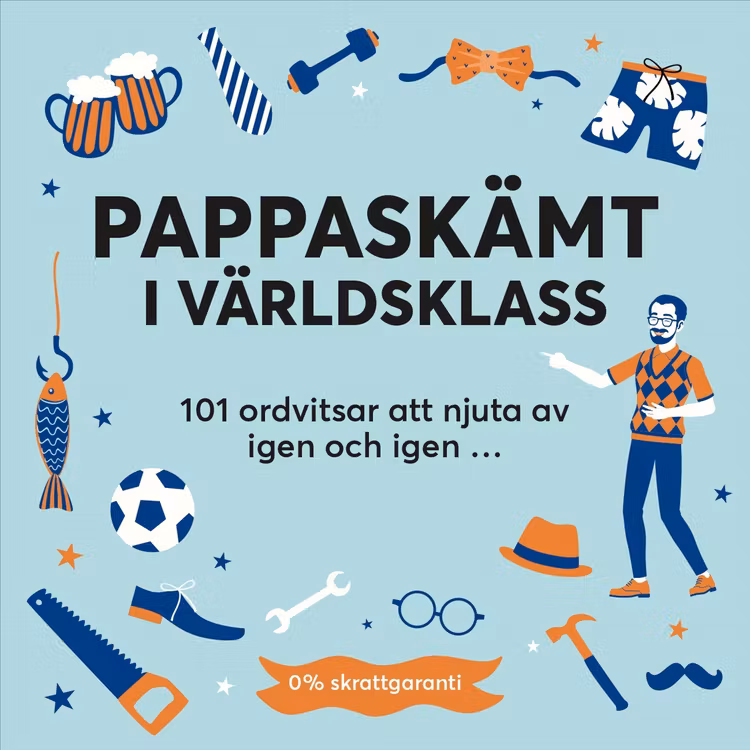 Pappaskämt i världsklass - finns i Rutströms bokhandel