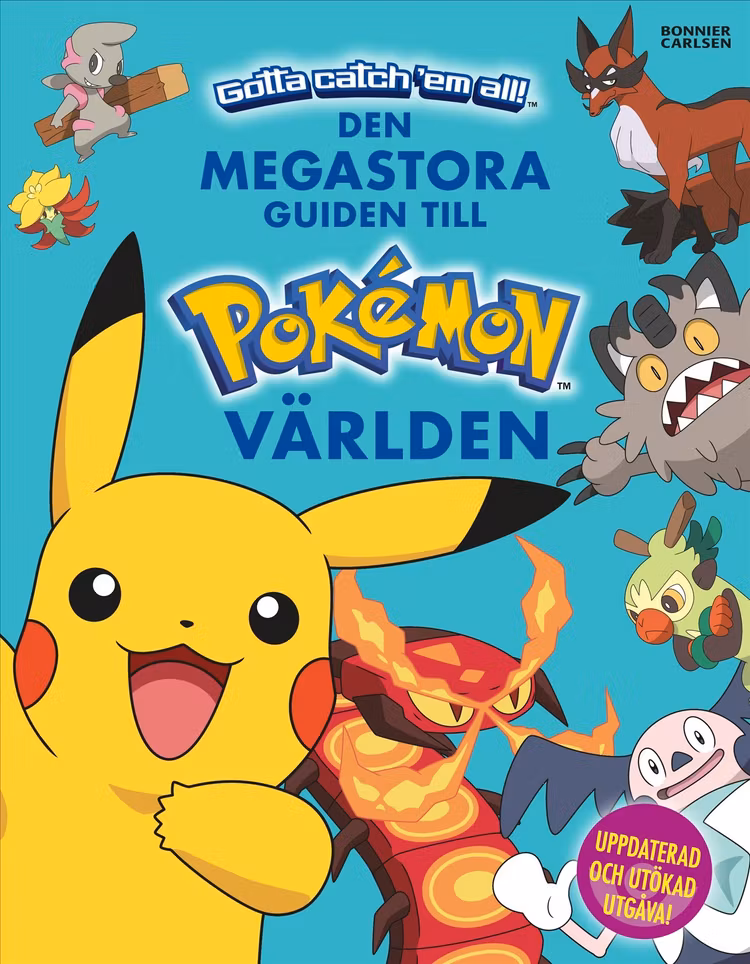 Den megastora guiden till Pokémonvärlden - finns i Rutströms bokhandel