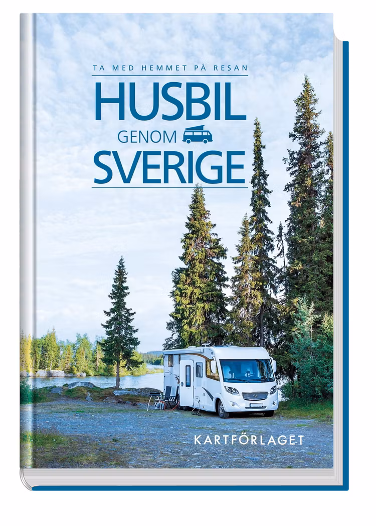 Husbil genom Sverige - finns i Rutströms bokhandel