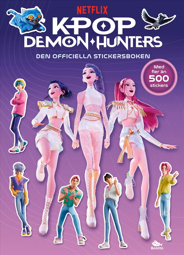 KPop Demon Hunters: Den officiella stickersboken - finns i Rutströms bokhandel