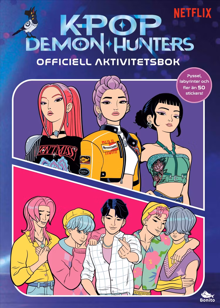 KPop Demon Hunters: Officiell aktivitetsbok - finns i Rutströms bokhandel