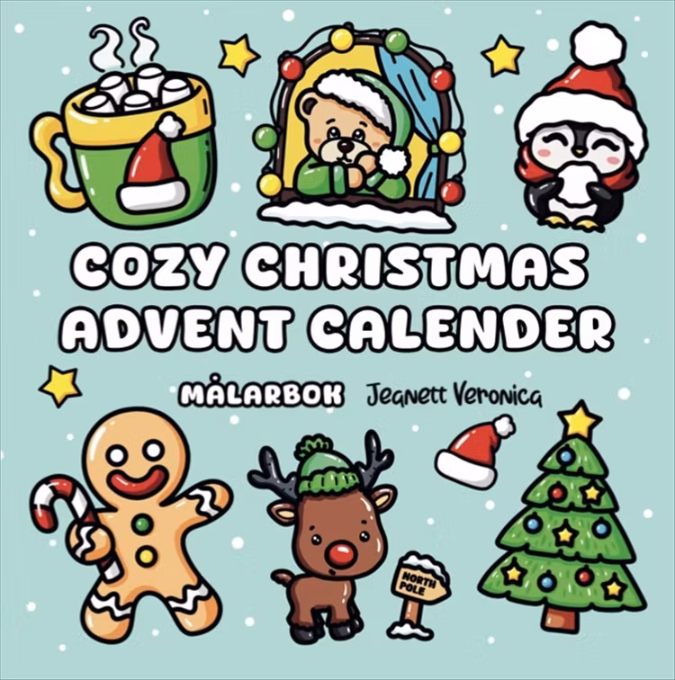 Cozy Christmas Advent Calender – miniformat - finns i Rutströms bokhandel