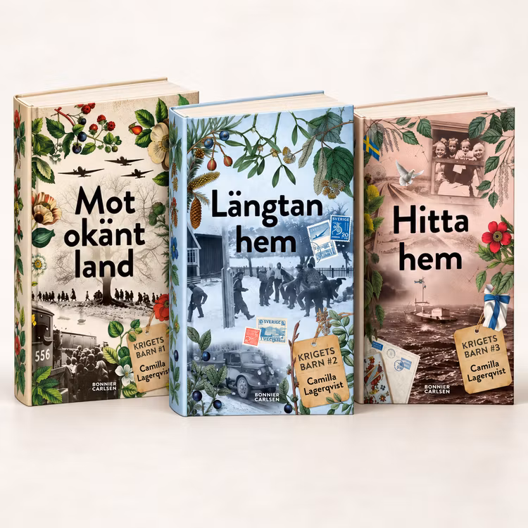 Hela trilogin – alla tre böckerna till paketpris - finns i Rutströms bokhandel