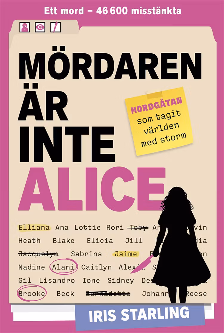 Mördaren är inte Alice - finns i Rutströms bokhandel