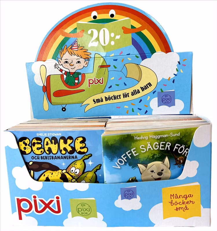Pixi säljförpackning serie 276 - finns i Rutströms bokhandel