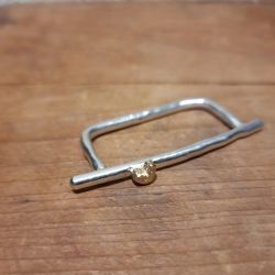 Flerfingerring hjärta i guld